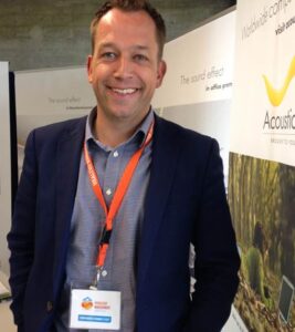 Guus Klamerek, Ecophon, Netherlands – after his presentation