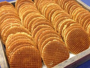 Stroopwafel – what is a Dutch conference without syrup waffles? http://en.wikipedia.org/wiki/Stroopwafel 