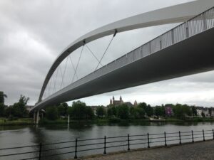 One of the bridges over the river Meuse.