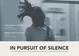 In pursuit of silence