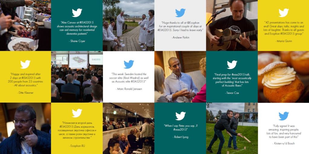Selection of tweets and images from EIAS2015 (click to enlarge)