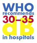 WHO recommendations in hospitals.