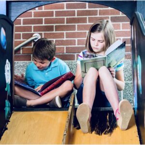 children reading