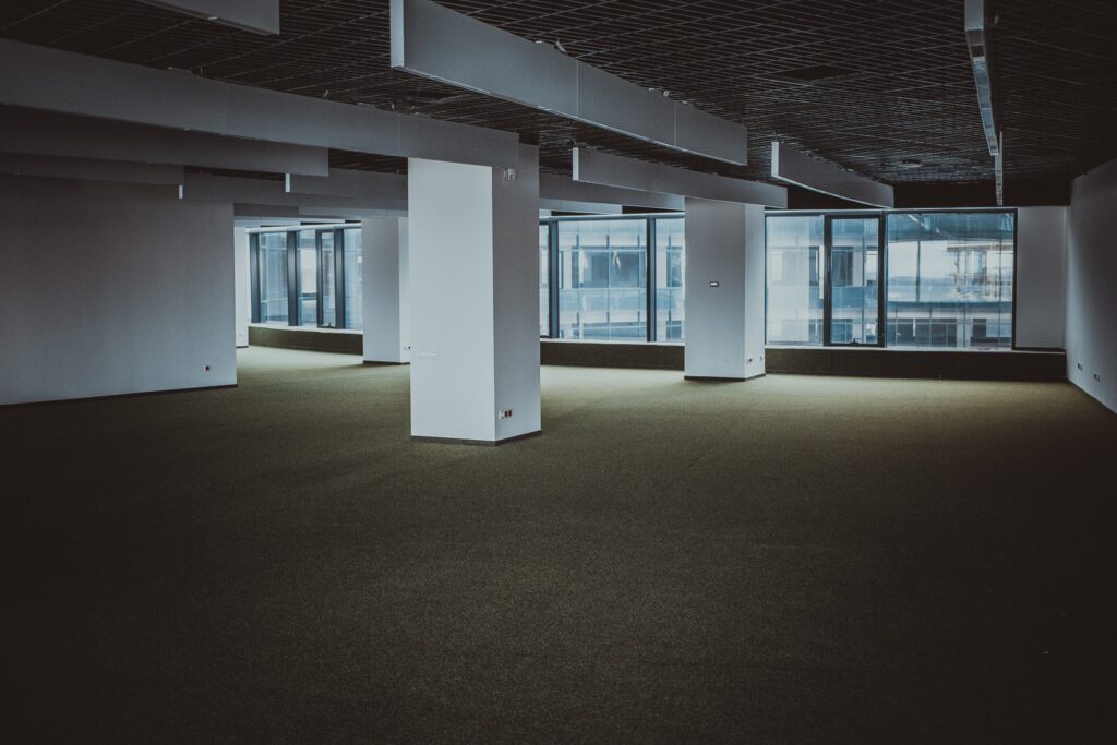 Empty building floor